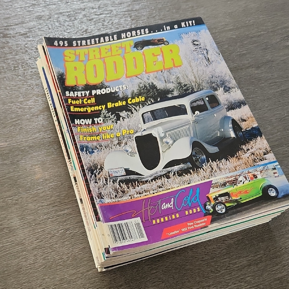 Vintage 1988 Street Rodder Magazine Full 12 Month Collection